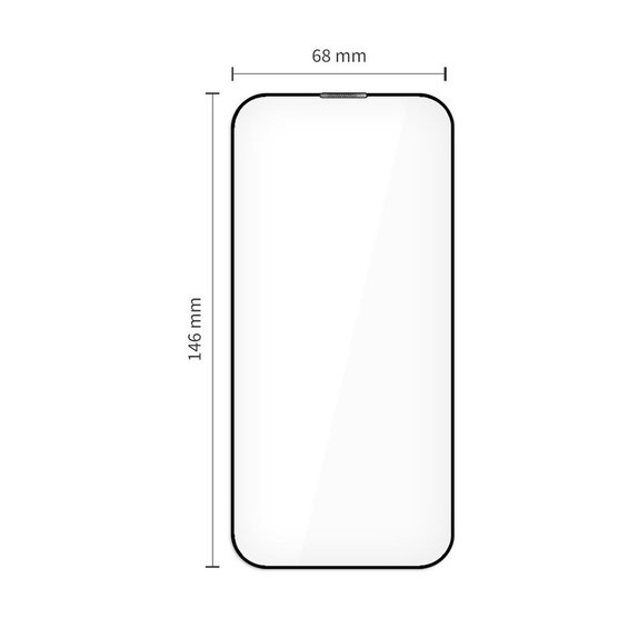 Закалено стъкло Quick Set+ 2-PACK за iPhone 17, черна, Tech-Protect