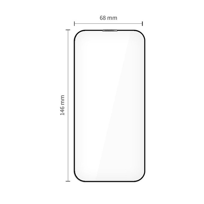 Закалено стъкло Quick Set+ 2-PACK за iPhone 17, черна, Tech-Protect