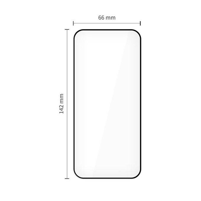 Закалено стъкло Quick Set+ 2-PACK за iPhone 15 Pro, черна, Tech-Protect