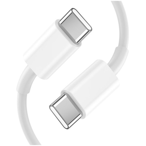 Мрежово зарядно NCA20 2-PORT PD 20W / QC3.0 + USB-C Cable, бяла, Tech-Protect