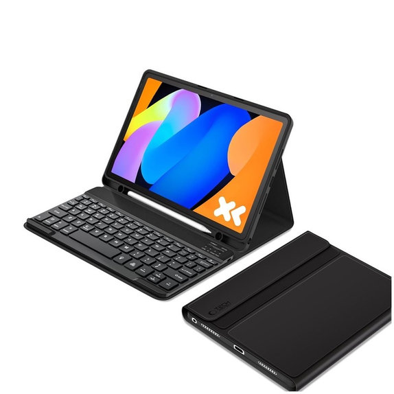 Калъф Sc Pen + Keyboard за Lenovo Idea Tab / K11 Gen 2 11.0 TB-336, черна, Tech-Protect