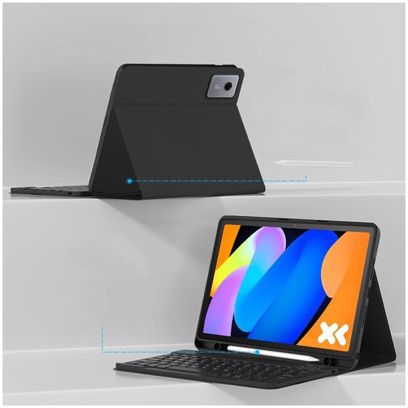 Калъф Sc Pen + Keyboard за Lenovo Idea Tab / K11 Gen 2 11.0 TB-336, черна, Tech-Protect