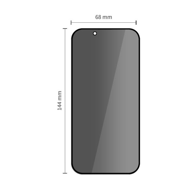 Privacy закалено стъкло Quick Set Spy+ 2-PACK за iPhone 13 / 13 Pro / 14 / 16E / 17E, privacy, Tech-Protect
