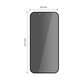 Privacy закалено стъкло Quick Set Spy+ 2-PACK за iPhone 13 / 13 Pro / 14 / 16E / 17E, privacy, Tech-Protect