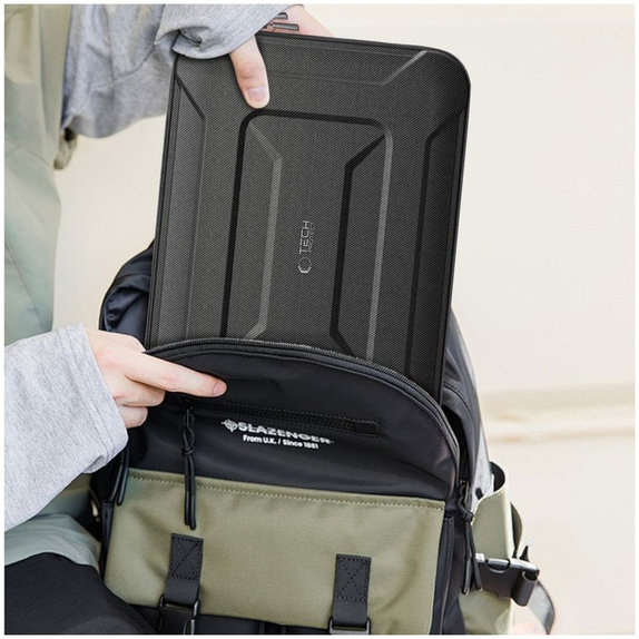 Калъф за лаптоп Ranger-X Tactical 13-14, черна, Tech-Protect