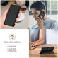 Калъф Wallet за Samsung S25 FE, черна, Tech-Protect