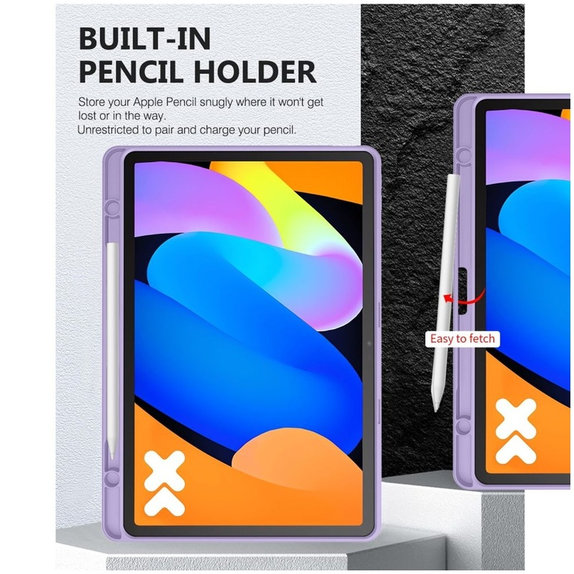 Калъф Sc Pen за Lenovo Idea Tab / K11 Gen 2 11.0 TB-336, лилава, Tech-Protect