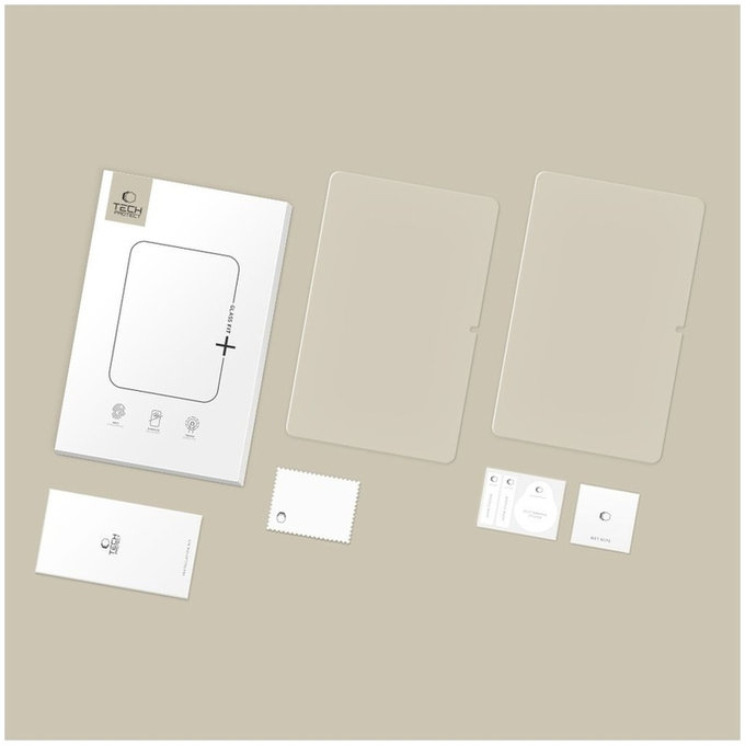Закалено стъкло Glass Fit+ 2-PACK за Xiaomi Poco Pad M1 / Redmi Pad Pro / 2 Pro 12.1, прозрачна, Tech-Protect