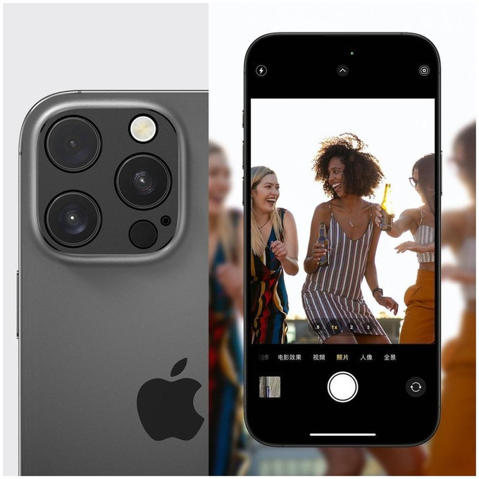 Протектор за камера Camalloy Fit+ за iPhone 17 Pro, Deep Blue, Tech-Protect