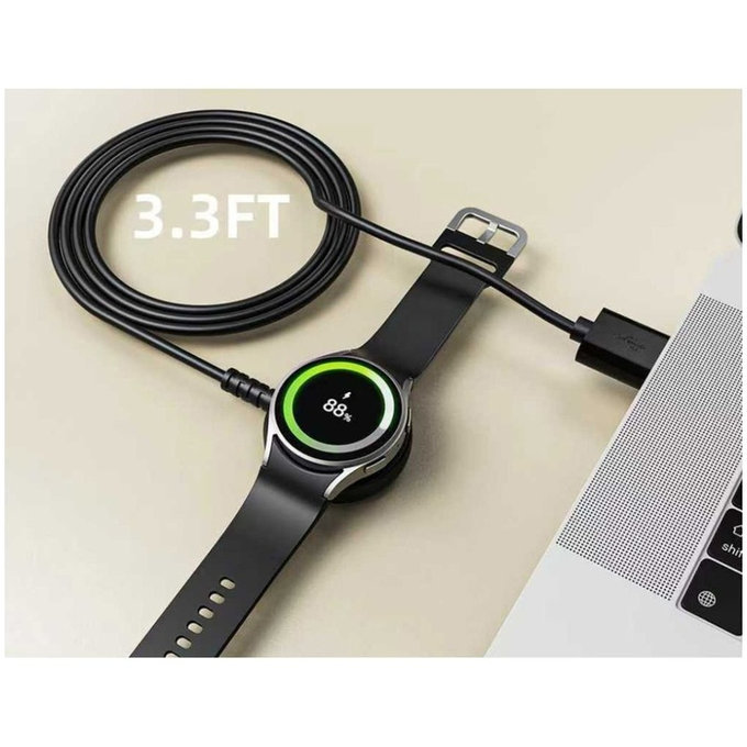 Кабел MC03 Ultraboost Magnetic Charging USB Cable 100cm за Samsung Watch, черна, Tech-Protect
