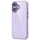 Калъф MagMat MagSafe за iPhone 17, Lavender/Clear, Tech-Protect