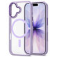 Калъф MagMat MagSafe за iPhone 17, Lavender/Clear, Tech-Protect