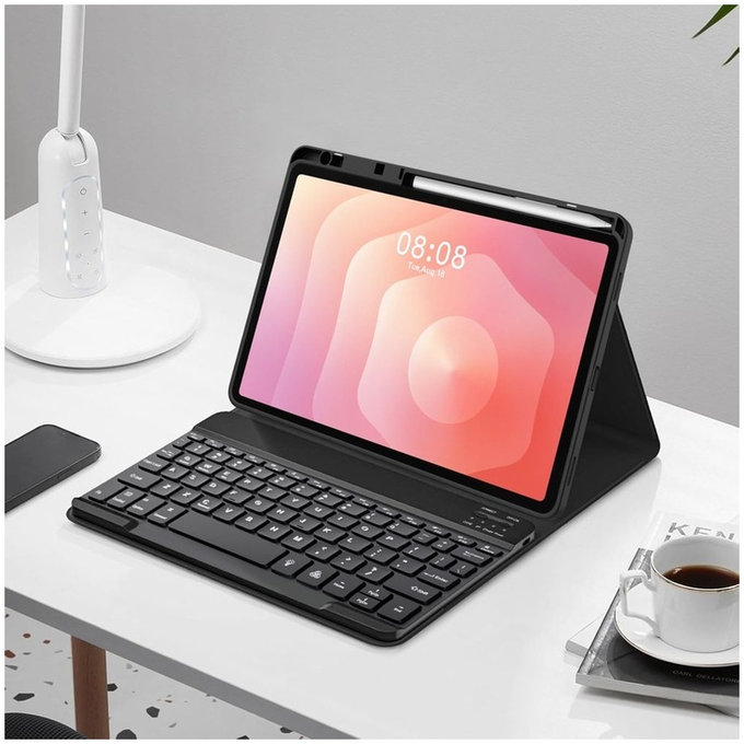 Калъф Sc Pen + Keyboard за Samsung Tab S11 11.0 X730 / X736B, черна, Tech-Protect