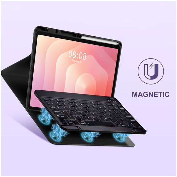 Калъф Sc Pen + Keyboard за Samsung Tab S11 11.0 X730 / X736B, черна, Tech-Protect