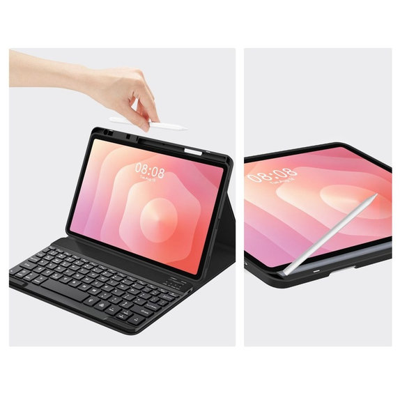 Калъф Sc Pen + Keyboard за Samsung Tab S11 11.0 X730 / X736B, черна, Tech-Protect