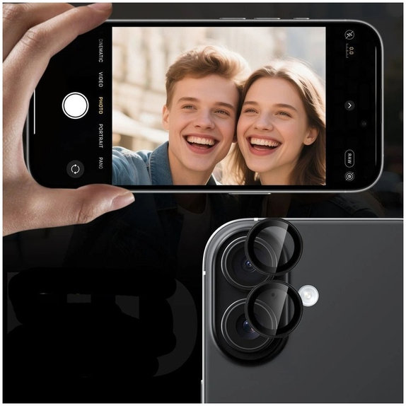 Протектор за камера Camring Fit+ за Samsung S26 / S26+ Plus, прозрачна, Tech-Protect