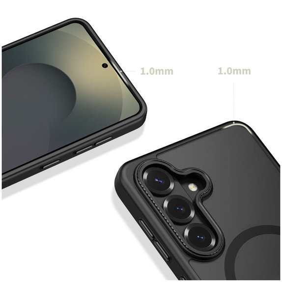 Калъф Magcam MagSafe за Samsung S26, Matte Black, Tech-Protect