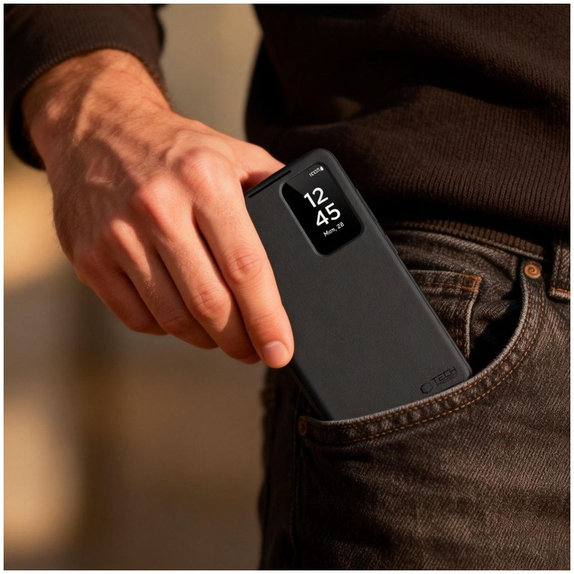 Калъф Smart Wallet за Samsung S26, Matte Black, Tech-Protect