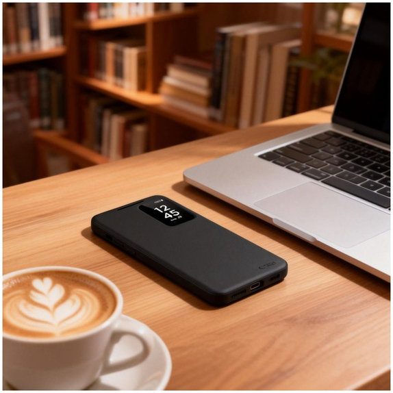Калъф Smart Wallet за Samsung S26, Matte Black, Tech-Protect