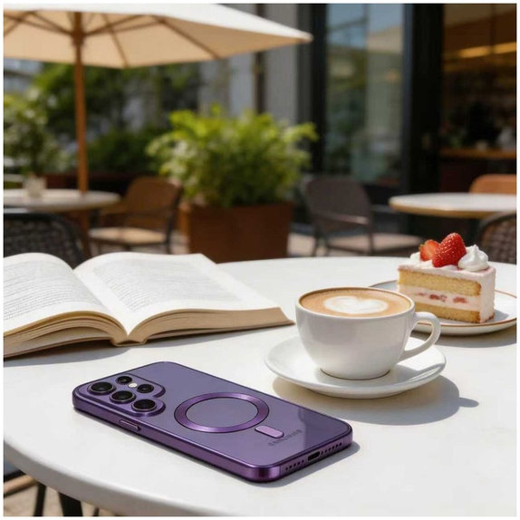 Калъф MagFlex MagSafe за Samsung S26 Ultra, Cobalt Violet, Tech-Protect