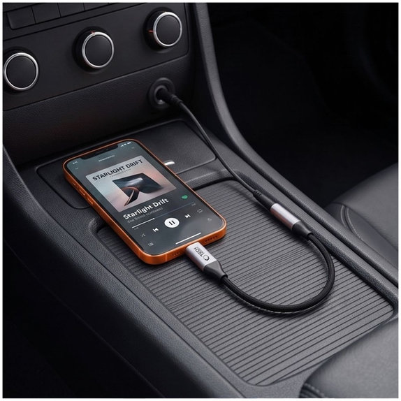 Адаптер Ultraboost USB-C To Mini Jack 3.5MM DAC, Iron Grey, Tech-Protect