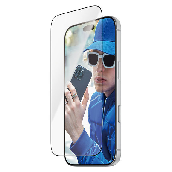 Закалено стъкло UWF с апликатор за iPhone 18 Pro/17 Pro, Черно, PanzerGlass