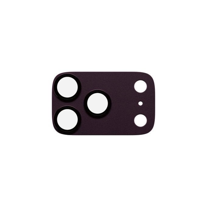 Протектор за обектив на задна камера Fender за iPhone 18 Pro, Dark Cherry, PanzerGlass