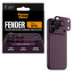 Протектор за обектив на задна камера Fender за iPhone 18 Pro, Dark Cherry, PanzerGlass