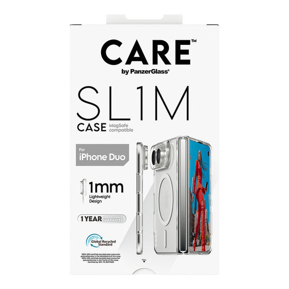 Калъф SL1M с MagSafe за iPhone Duo, Прозрачен, PanzerGlass