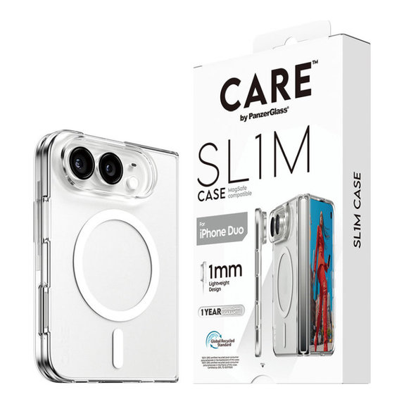 Калъф SL1M с MagSafe за iPhone Duo, Прозрачен, PanzerGlass