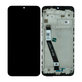 Дисплей за Xiaomi Redmi 9, Тъчскрийн с рамка, Black, 5600050J1900 Genuine Service Pack