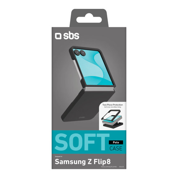 Калъф Instinct за Samsung Galaxy Z Flip8, Черно, SBS