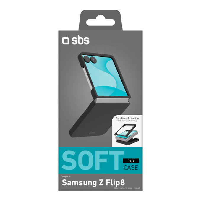 Калъф Instinct за Samsung Galaxy Z Flip8, Черно, SBS