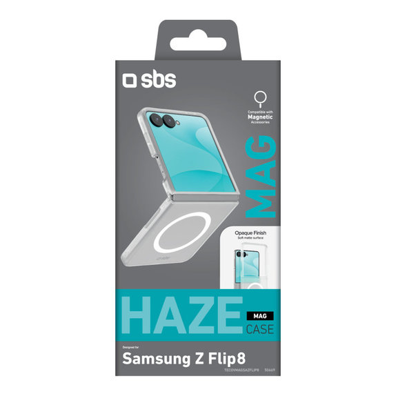 Калъф Haze Mag за Samsung Galaxy Z Flip8, Прозрачно, SBS