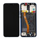 дисплей за Huawei Mate 20 Lite, Тъчскрийн и рамка с батерия, 02352DKM, 02352GTT, Sapphire Blue, Genuine Service Pack