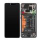Дисплей за Huawei Mate 20 Pro, тъч стъкло с рамка и батерия, Black, 02352FRL, Genuine Service Pack
