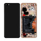 Дисплей с тъчскрийн, рамка и батерия за Huawei P40 Pro, 02353PJL, Blush Gold, Genuine Service Pack