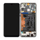 дисплей за Huawei P30 Lite 2020, Тъчскрийн и рамка с батерия, 02353FPX, 02353DQU, Midnight Black, Genuine Service Pack