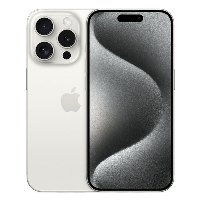 Apple iPhone 15 Pro White Titanium 256GB B Обновени