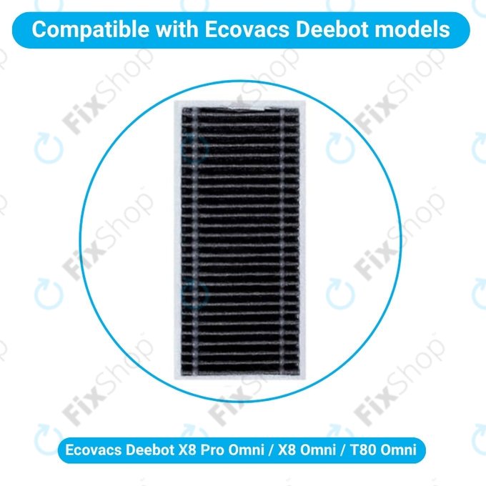 Прахов филтър за Ecovacs X8 Pro Omni, X8 Omni, T80 Omni