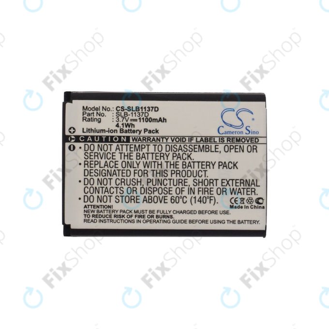 Батерия за Samsung NV100HD, 1100mAh, Li-Ion, 3.7V, SLB-1137D, HQ