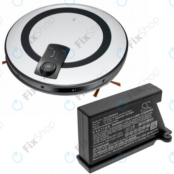Батерия за LG HomBot-series, VR-series, 3400mAh, Li-Ion, 14.4V, EAC62218202, EAC62076601, HQ