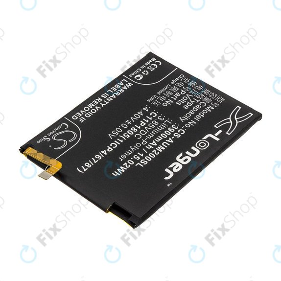 Батерия за Asus Zenfone Max M2, 3900mAh, Li-Pol, 3.85V, C11P1805 (1ICP4/67/87), HQ