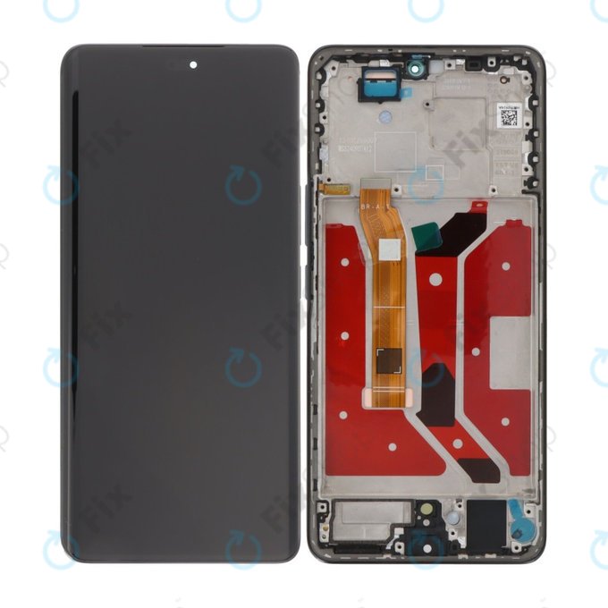 Дисплей за Honor Magic7 Lite, Black, Тъчскрийн с рамка