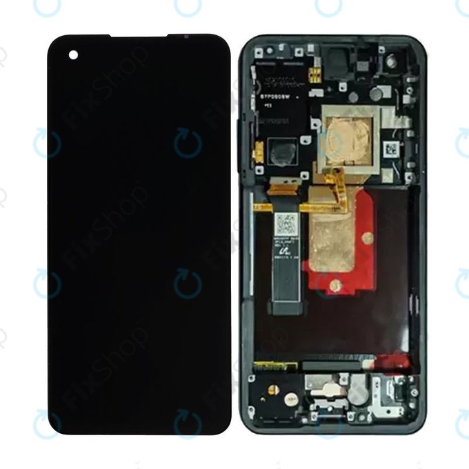 дисплей OLED за Asus Zenfone 10, Тъчскрийн и рамка, Midnight Black