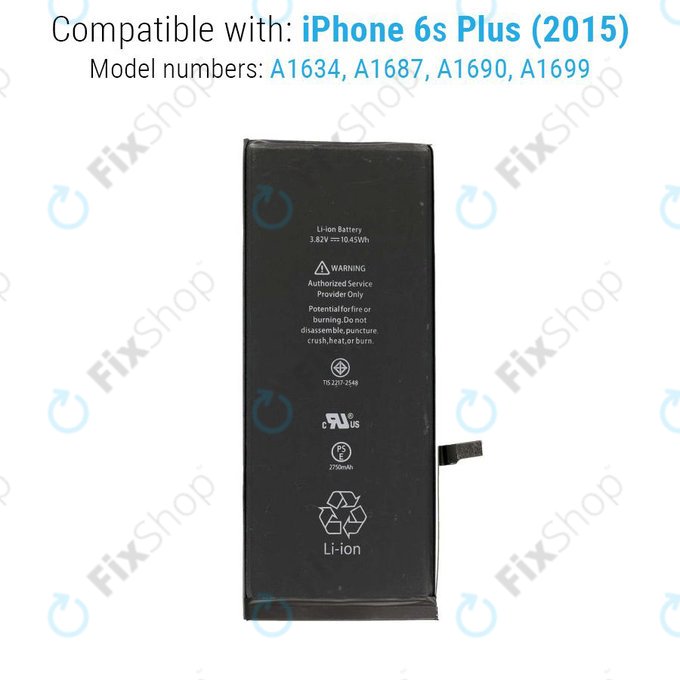 Батерия за iPhone 6S Plus, 2750mAh, Service Pack