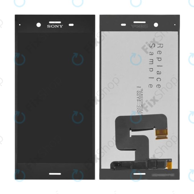дисплей за Sony Xperia XZ1 G8341, Тъчскрийн без рамка, черен, Black, TFT