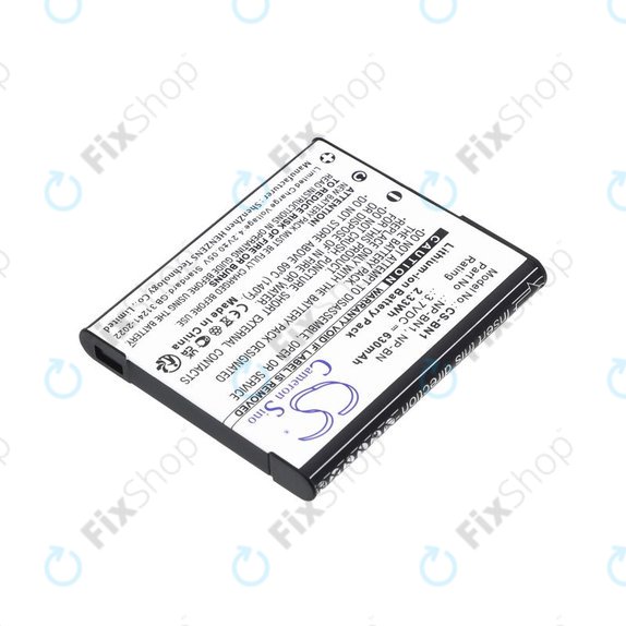 Батерия за Sony Cyber-Shot DSC-TX20, TX9, 630mAh, Li-Ion, 3.7V, NP-BN1, HQ