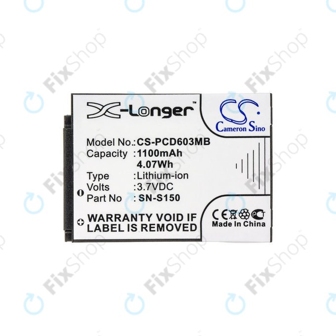 Батерия за Philips SCD 603, 1100mAh, Li-ion, 3.7V, SN-S150, HQ