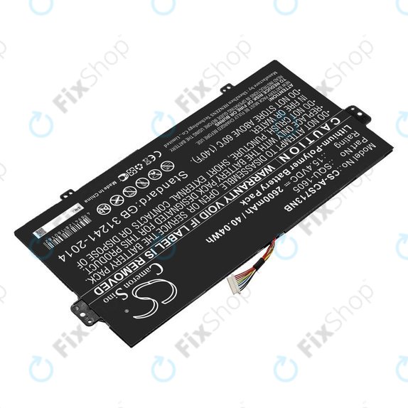 Батерия за Acer SF713-51, 2600mAh, Li-Pol, 15.4V, SQU-1605, HQ